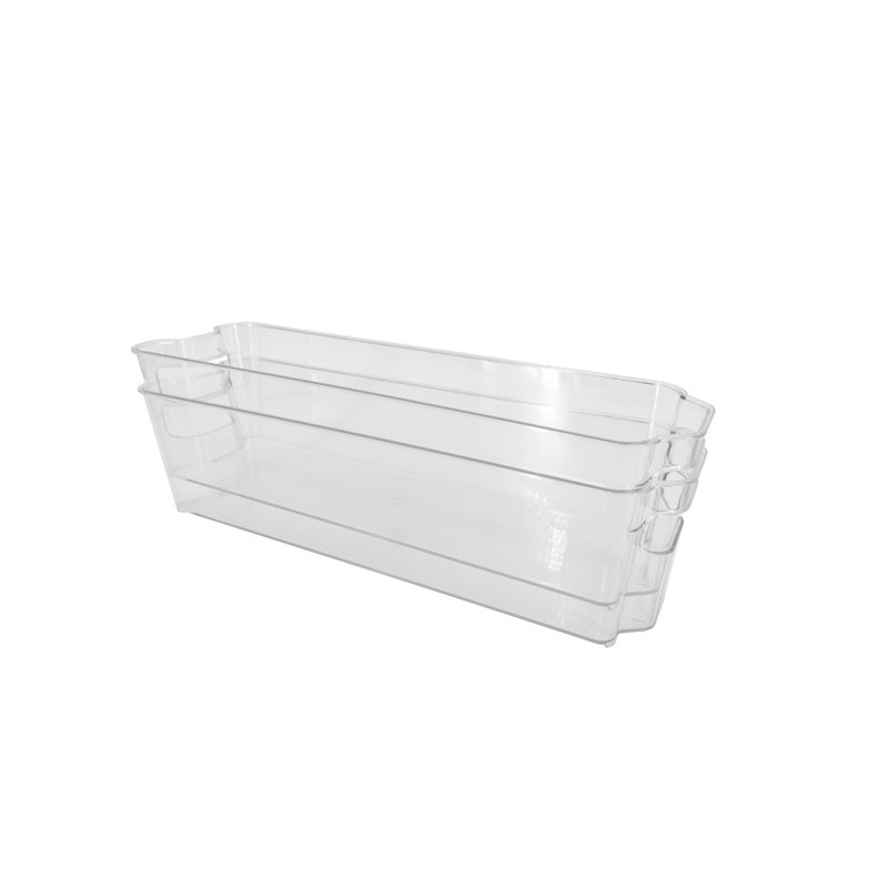 Prep & Savour Stackable Plastic Organizer Storage Bins, Small Pantry